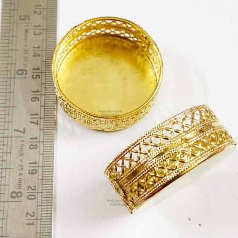Diya Holder(Gold Katori) - 2 Pcs